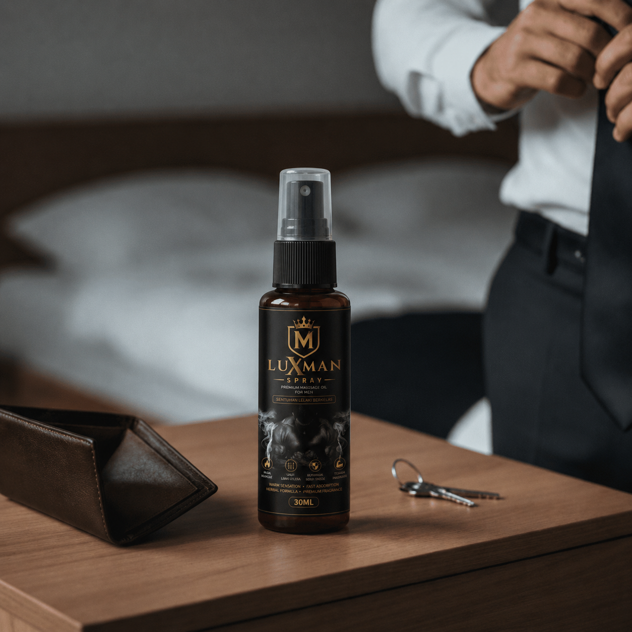 Lelaki yakin dengan rutin LUXMAN